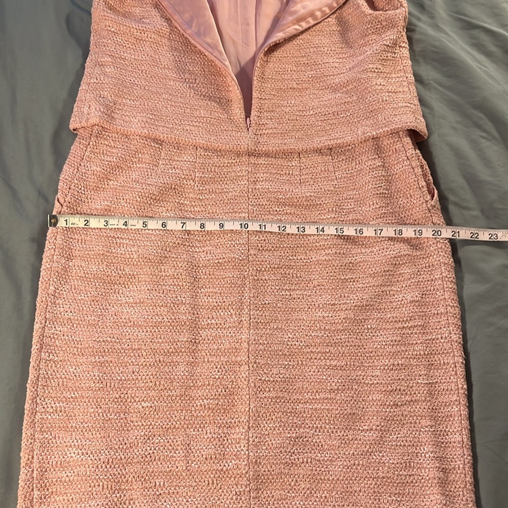 ST. JOHN Wool Blend Boucle Knit Suit Dress Career - Picture 13 of 13